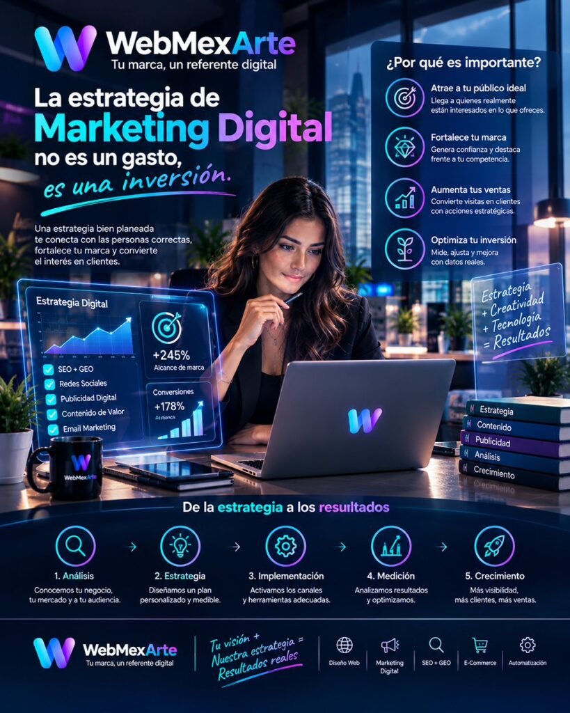 WebMexArte webmexarte marketing digital estrategia digital que convierte