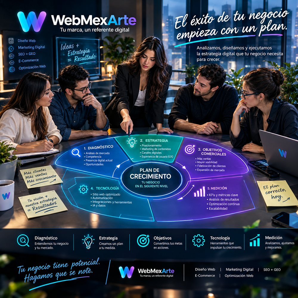 WebMexArte webmexarte plan de crecimiento digital